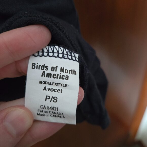 Birds of North America Avocet mock neck tee - Picture 6 of 7